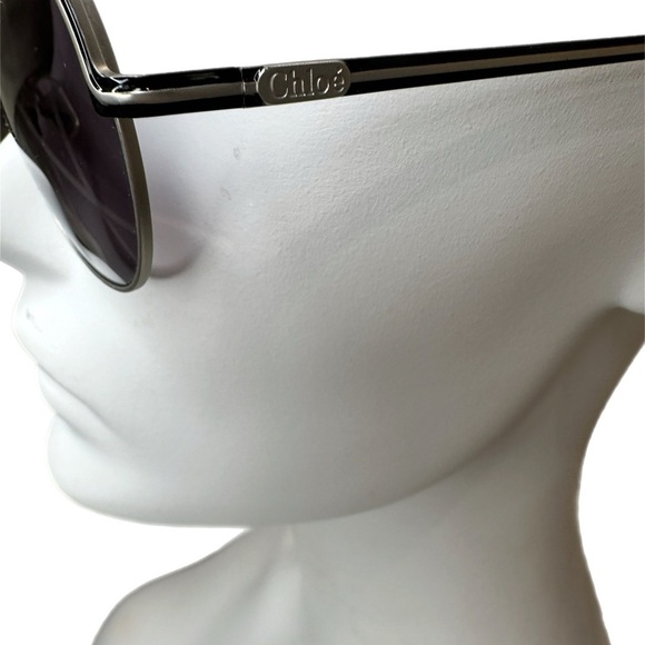 Chloe Grey Gradient Pilot Ladies Sunglasses - Picture 2 of 5